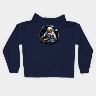 Dj Astronaut Kids Hoodie